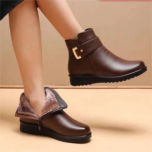 Fleece Lined Winter Shoes for Women – Cozy & Non-Slip Design 0