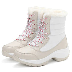 Fur-Lined Platform Snow Boots for Women – Cozy & Stylish Winter Footwear 0