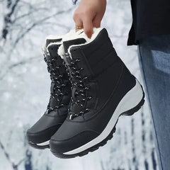 Fur-Lined Platform Snow Boots for Women – Cozy & Stylish Winter Footwear 2