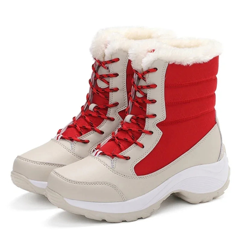 Fur-Lined Platform Snow Boots for Women – Cozy & Stylish Winter Footwear 7