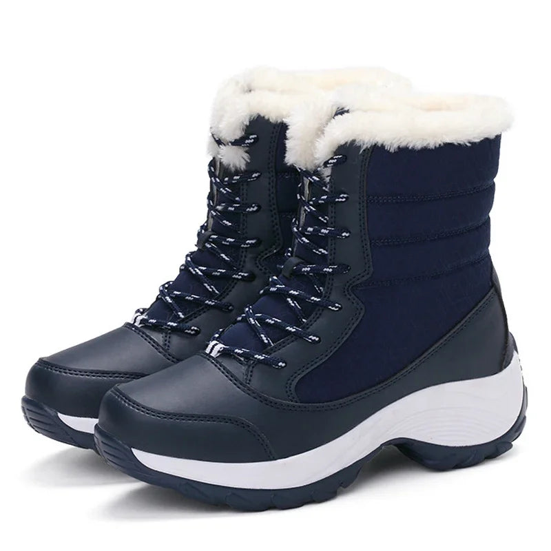 Fur-Lined Platform Snow Boots for Women – Cozy & Stylish Winter Footwear 8