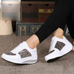 Glitter Platform Sneakers for Women – Stylish & Comfortable Casual Footwear 2