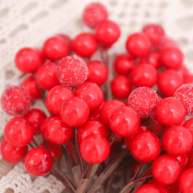 Golden Elegance | Christmas Tree Bouquet Set for Festive Decor 3