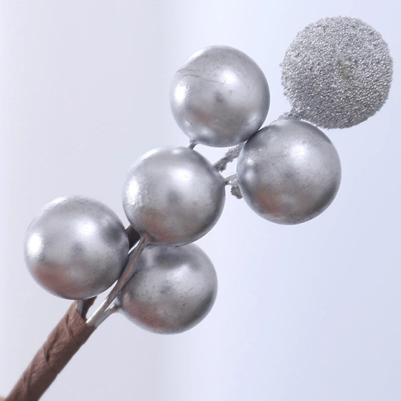 Golden Elegance | Christmas Tree Bouquet Set for Festive Decor 6