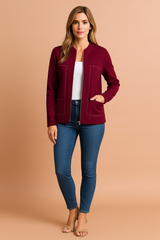 Hannah | Modern Zipper Blouse 4