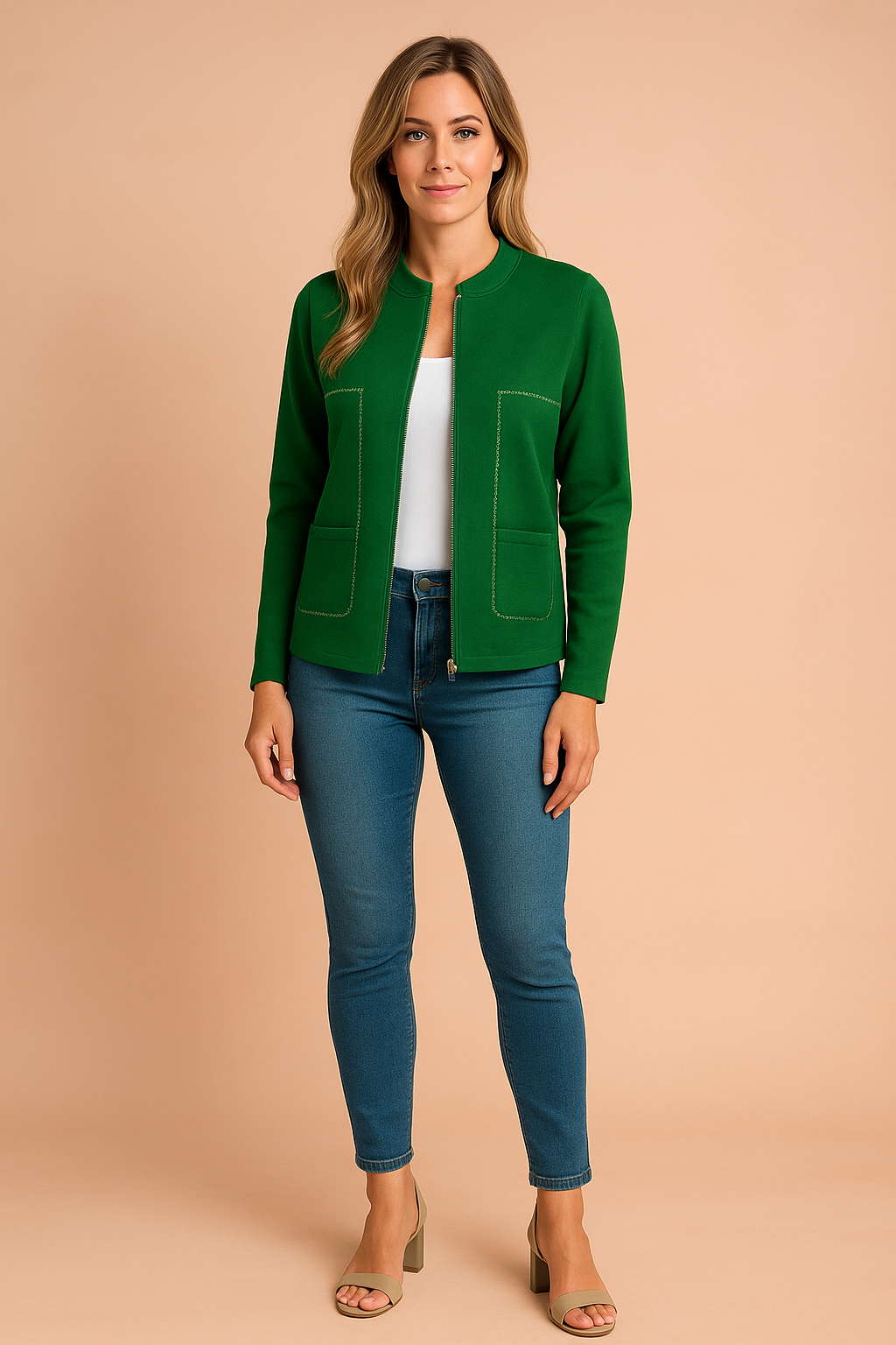 Hannah | Modern Zipper Blouse 7