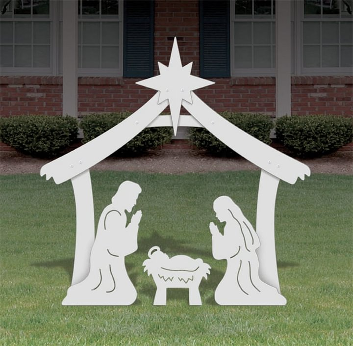 Holy Night Outdoor Christmas Nativity Set 2