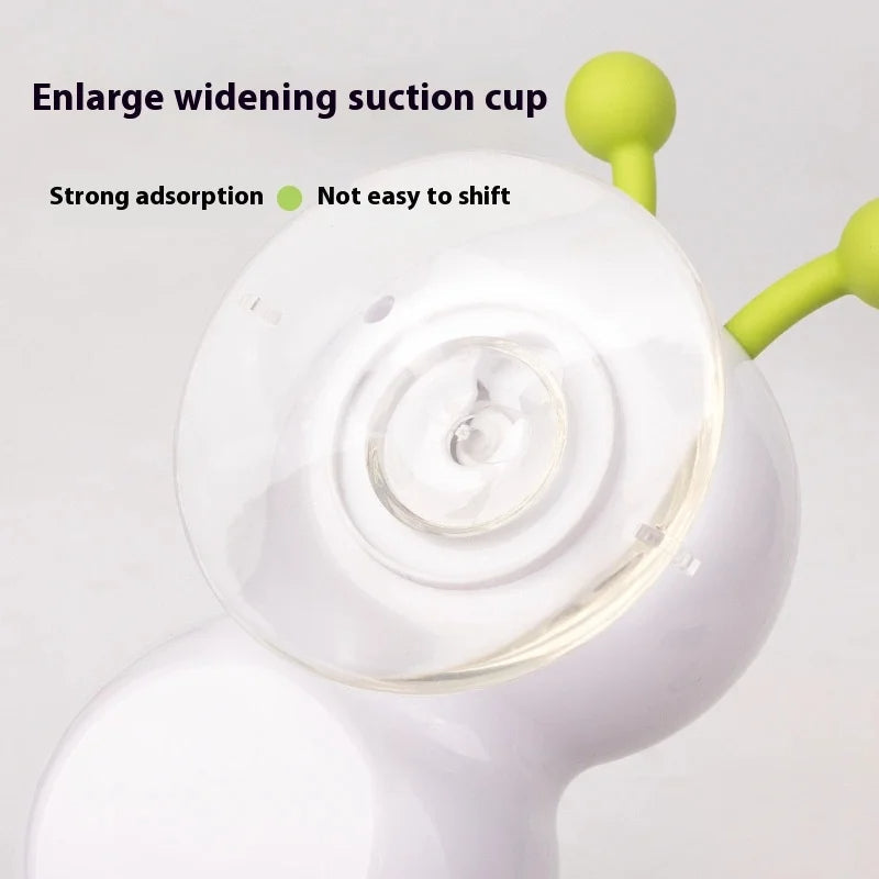 Interactive worm rod cat toy with automatic pop-up 2