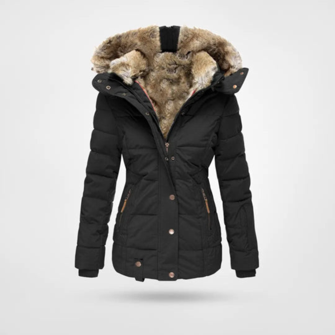Invy | Women's Winter Puffer Parka Jacket | Warm 0