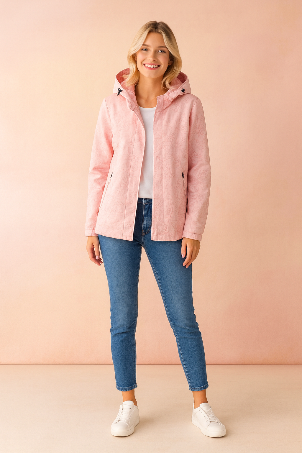 Karina | Winter Jacket with Hood and Fashionable Pattern 4