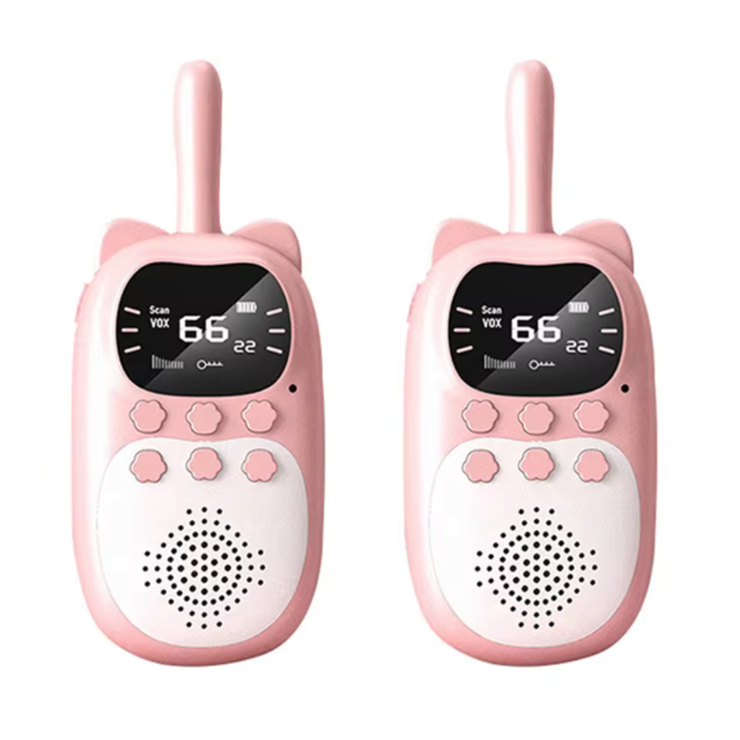 Kids Rechargeable Walkie Talkies – Long Range 3 km, Durable Design with Bright Colors 1