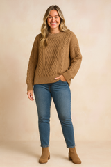 Kinga | Cable-knit sweater 2
