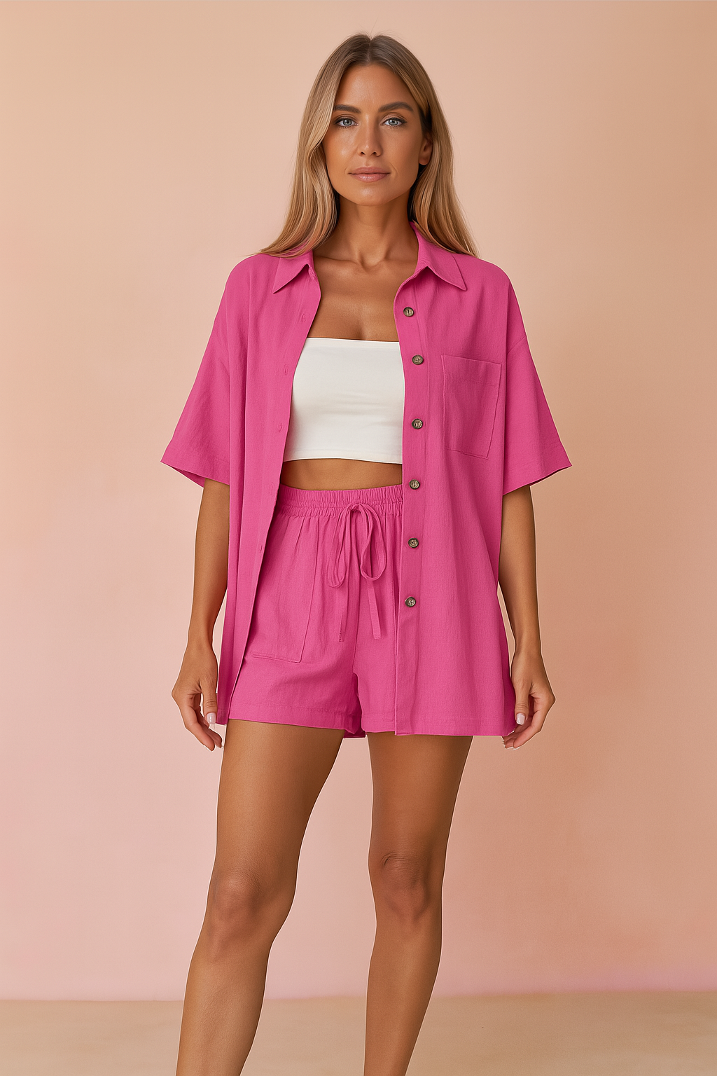 Kirra | Comfortable, loose top and casual short set 2