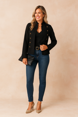 Women’s Short Jacket Klara | Double-Breasted Blazer Style 3
