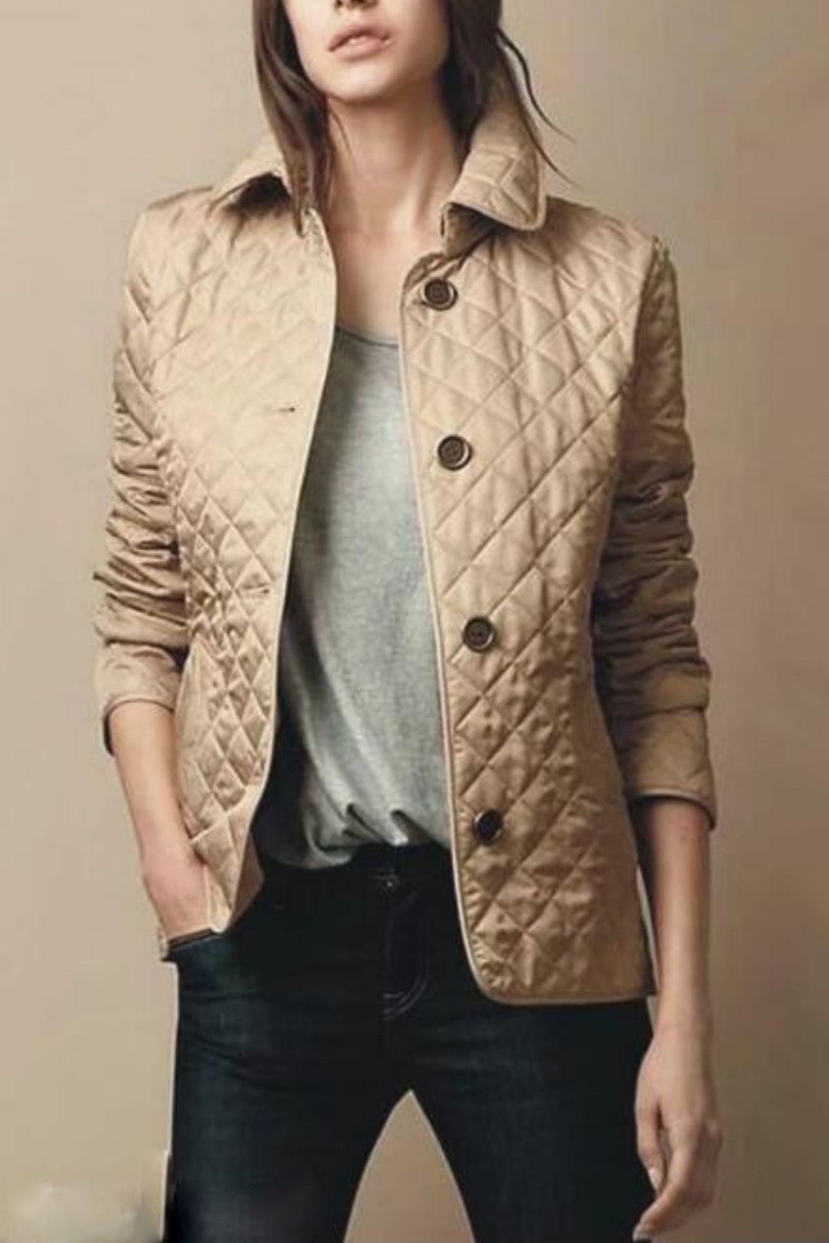 Kylee | Women's Casual Puffer Jacket | Button Down 2