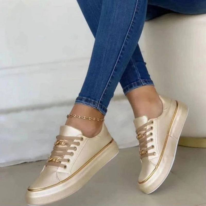 Lace-Up Low-Top Sneakers for Women – Stylish & Comfortable Everyday Wear 4
