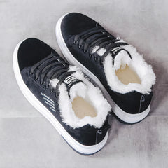 Lace-Up Suede Sneakers for Women – Cozy & Stylish Comfort 2