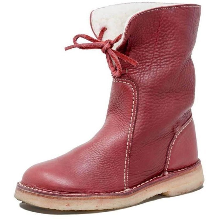 Lace-Up Winter Boots for Women – Cozy & Stylish Design 10