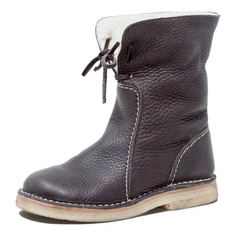 Lace-Up Winter Boots for Women – Cozy & Stylish Design 3