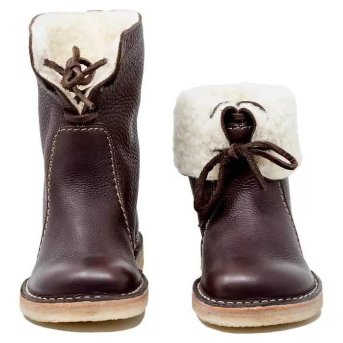 Lace-Up Winter Boots for Women – Cozy & Stylish Design 8