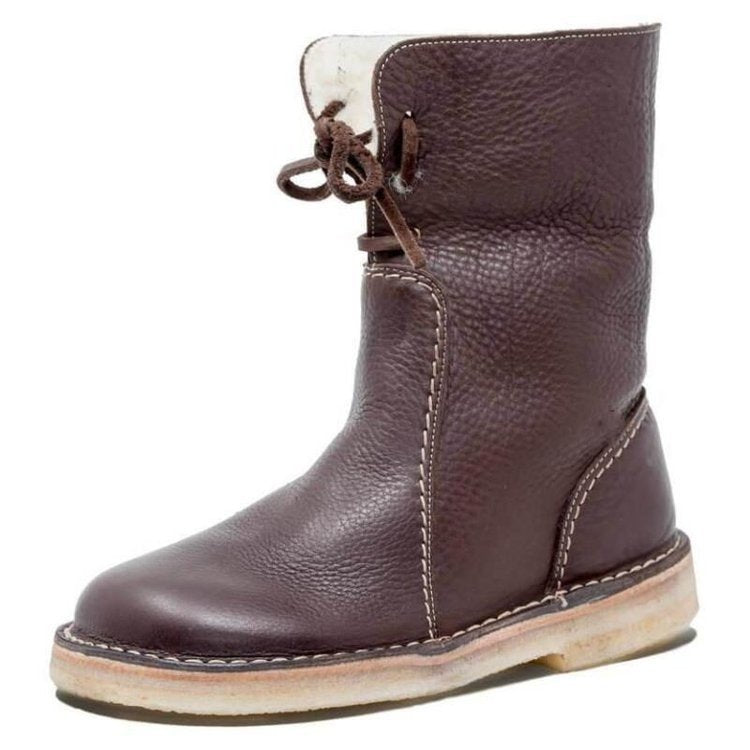 Lace-Up Winter Boots for Women – Cozy & Stylish Design 9
