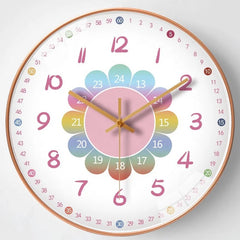 Learning Wall Clock for Children – Colorful Eco-Friendly Design, 20 cm, Easy to Hang 1