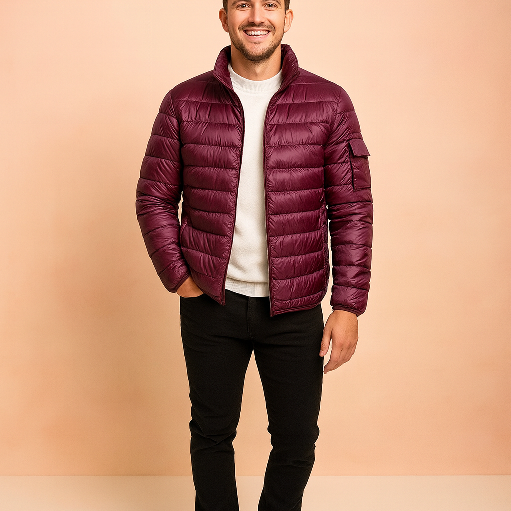 Leo | Men's Zipper Down Jacket 0
