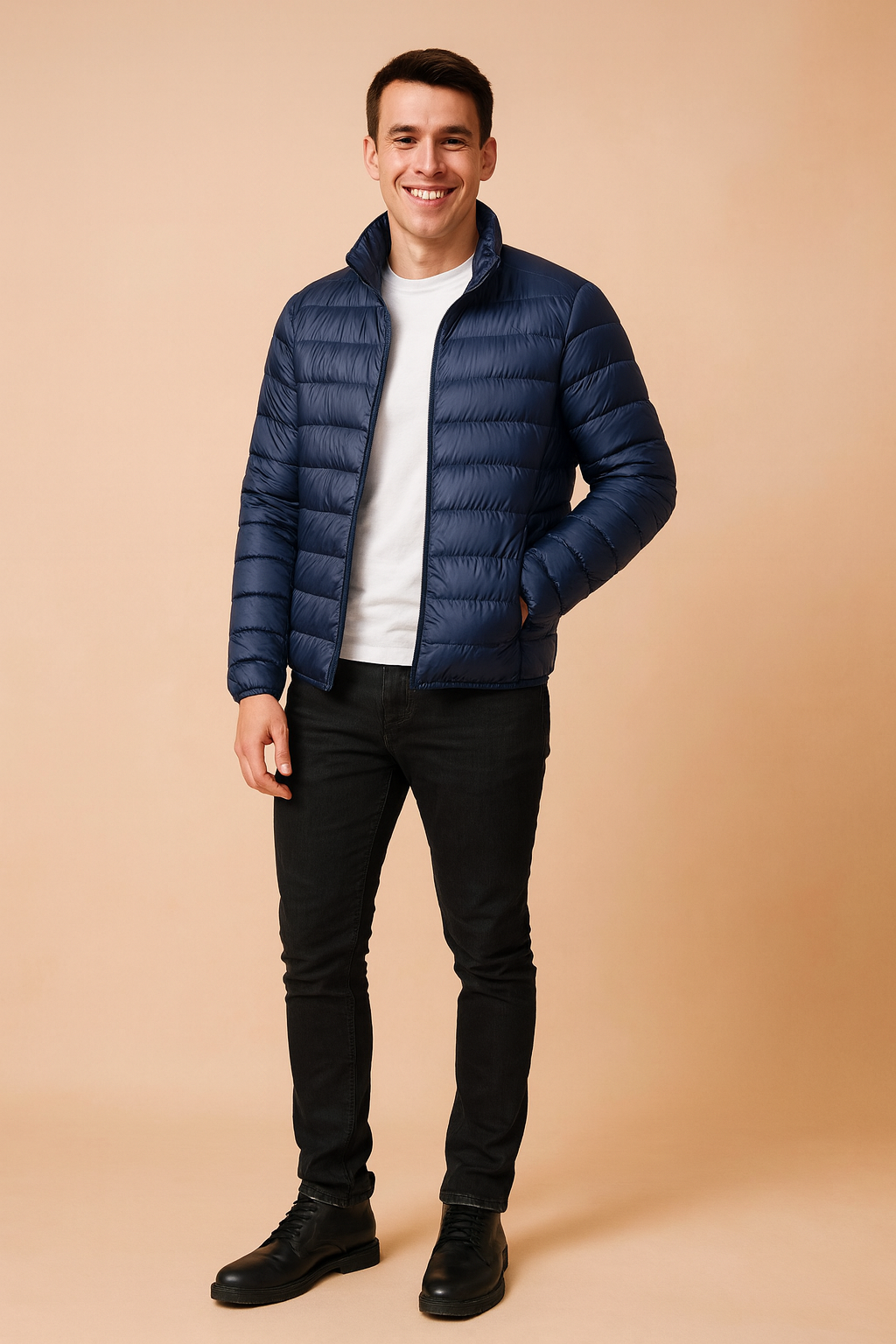 Leo | Men's Zipper Down Jacket 2