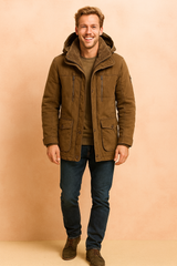 Lexer | Classic men's winter jacket with hood | Warm 1