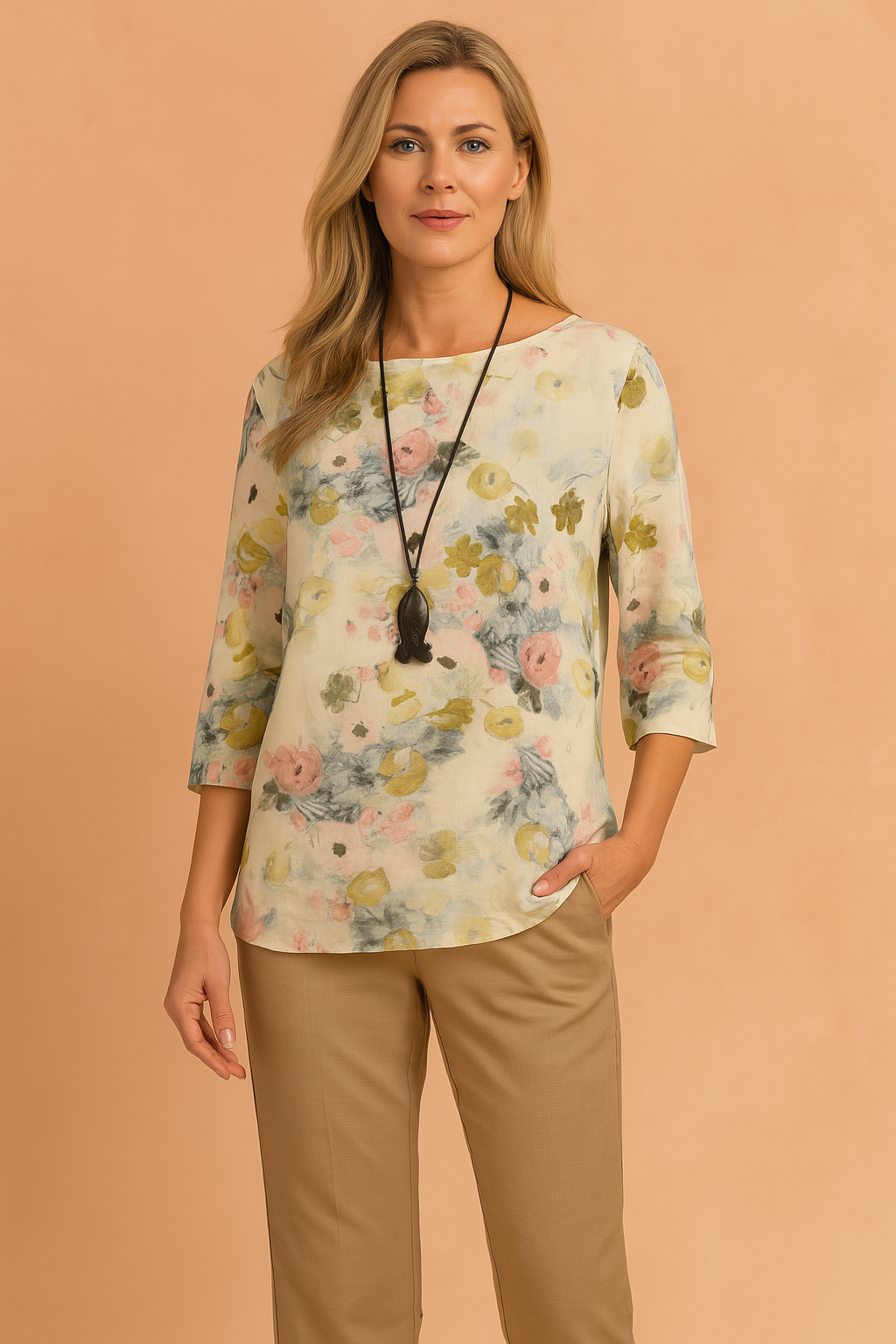 Lilia | Floral loose-fitting blouse 1