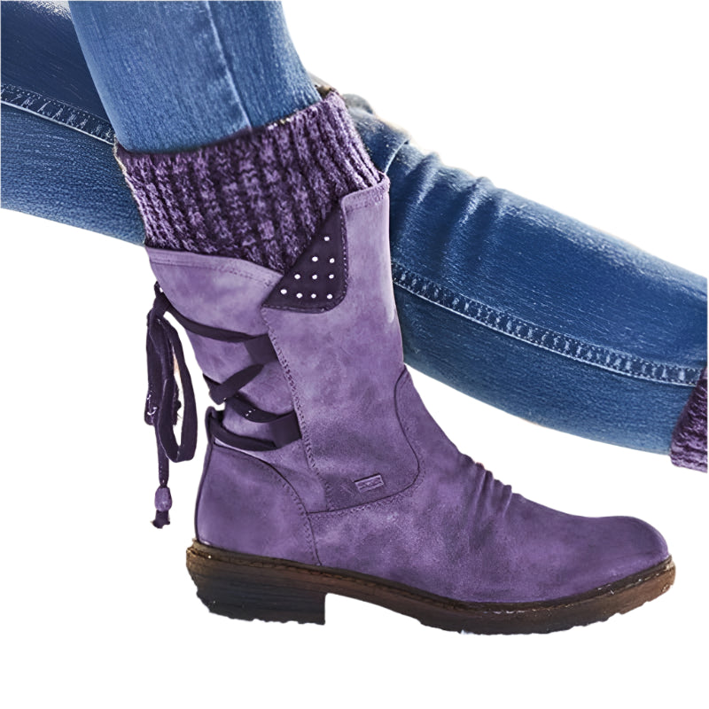 Low Heel Winter Boots for women | Comfortable & Warm Design 12