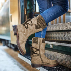 Low Heel Winter Boots for women | Comfortable & Warm Design 1