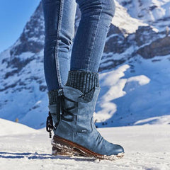 Low Heel Winter Boots for women | Comfortable & Warm Design 2