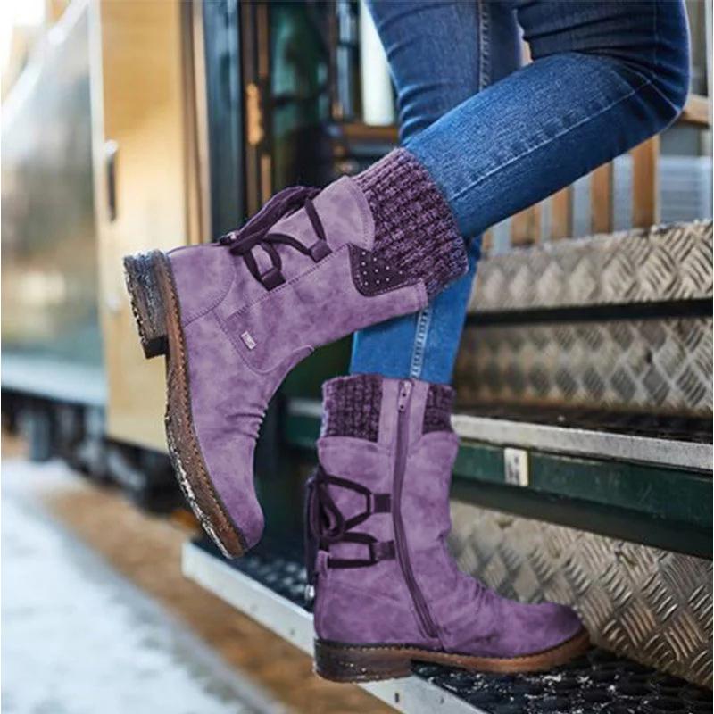 Low Heel Winter Boots for women | Comfortable & Warm Design 6