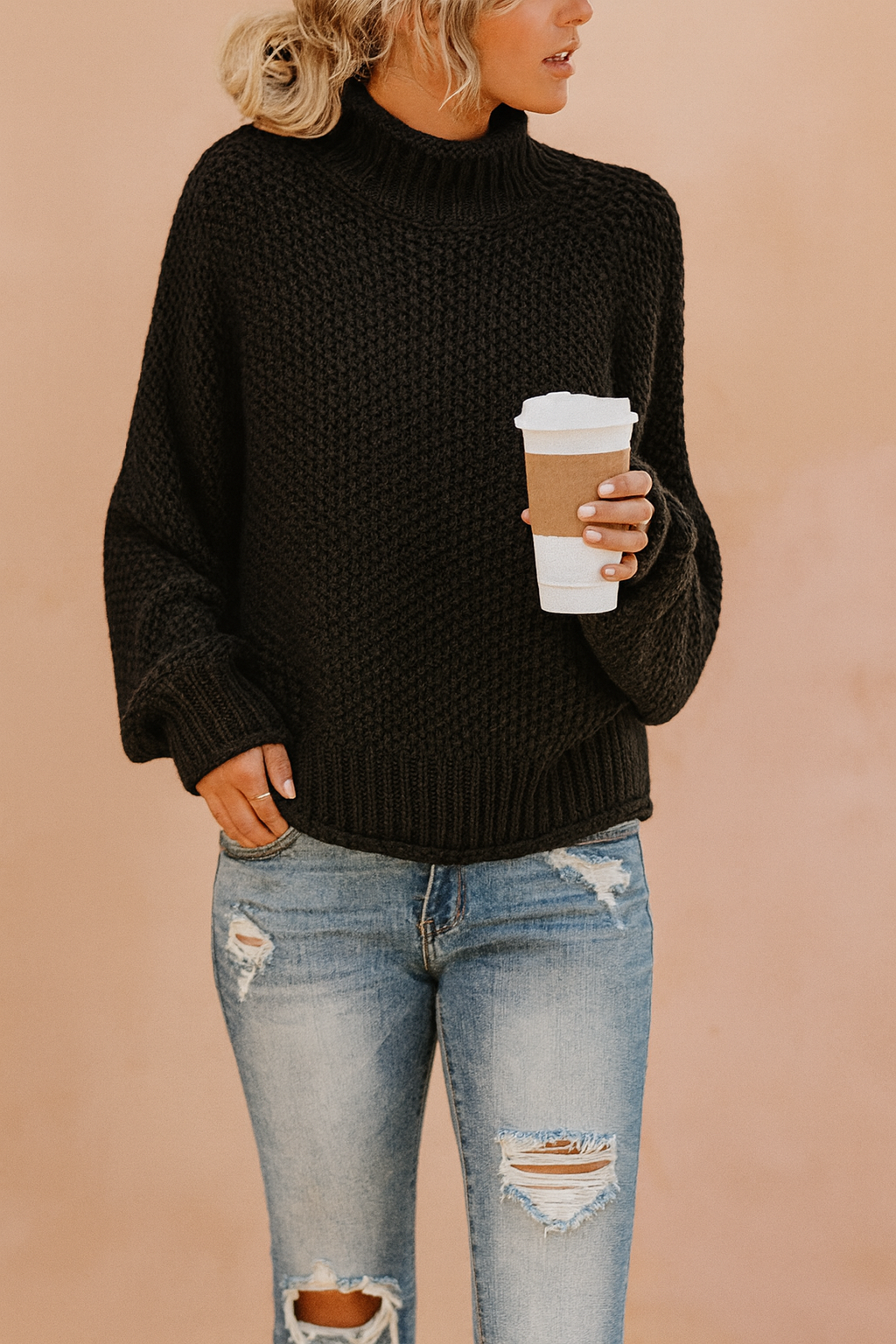 Magda | Oversized turtleneck sweater 5