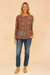 Maja | Vintage floral sweater 0