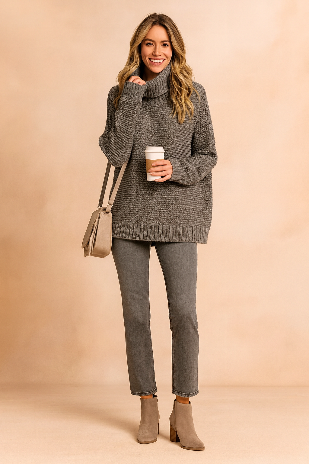 Marlena | Oversized turtleneck sweater 3