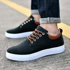 Men's Casual Sneakers Comfortable Canvas Blend 3