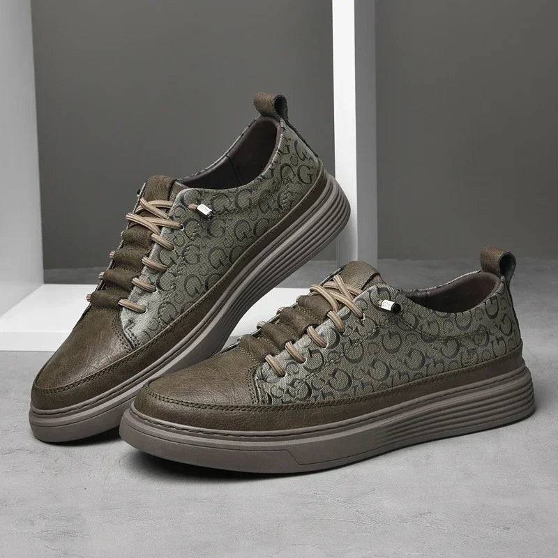 Men's Casual Sneakers Comfortable Textile Blend Supportive Fit 1