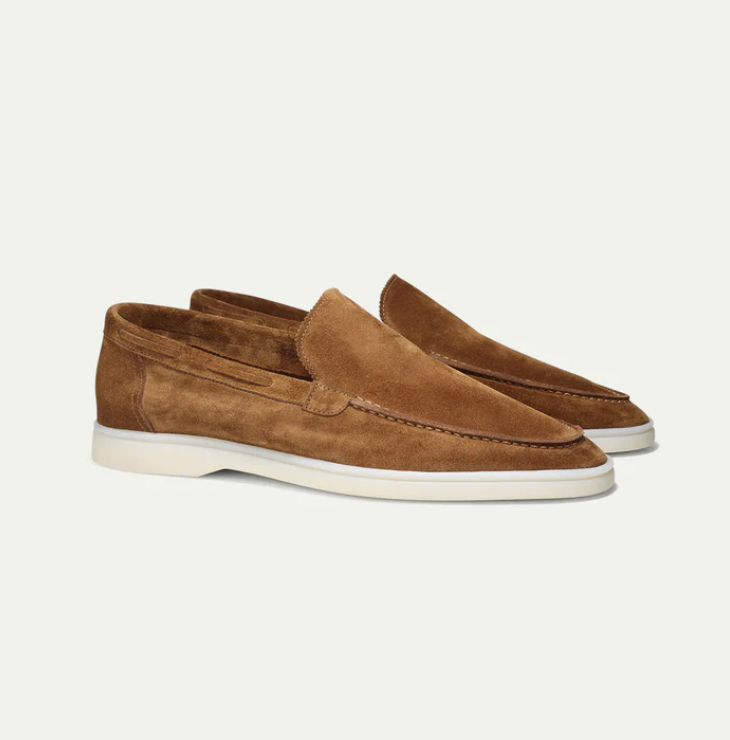Men's Comfortable Slip-On Loafers Cushioned Support Premium Blend 3