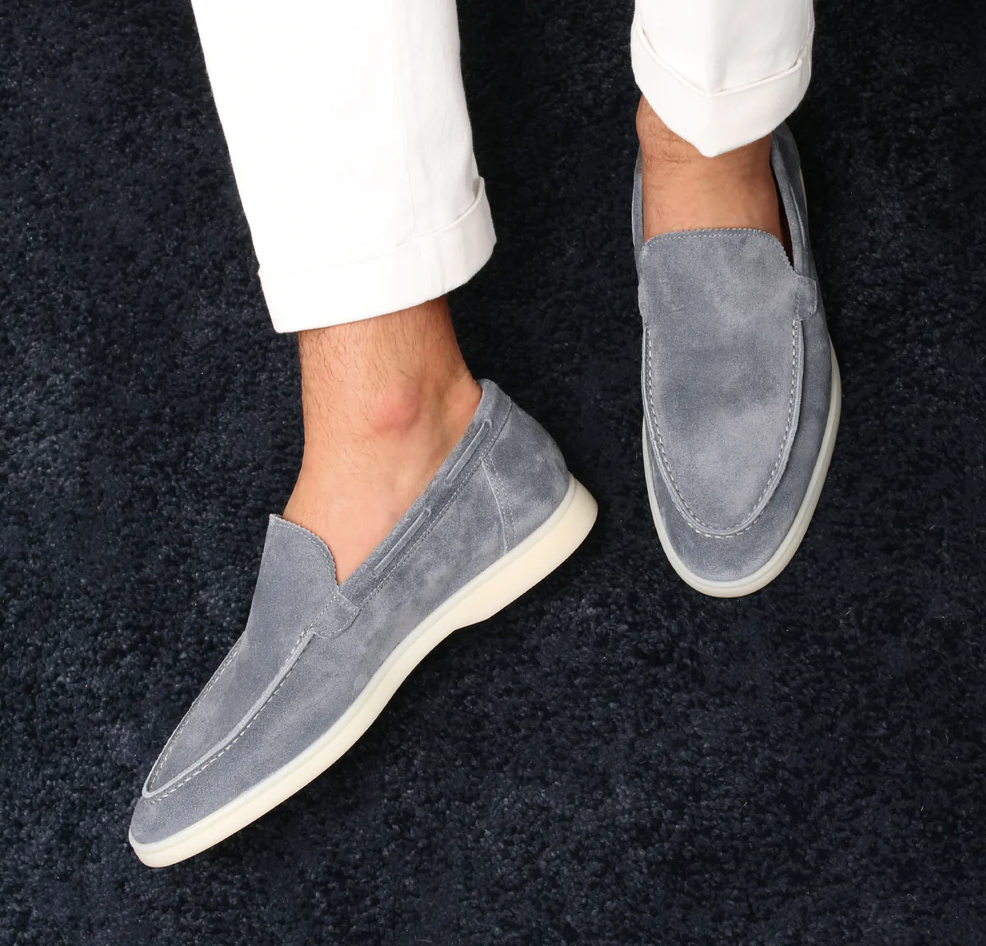 Men's Comfortable Slip-On Loafers Cushioned Support Premium Blend 5