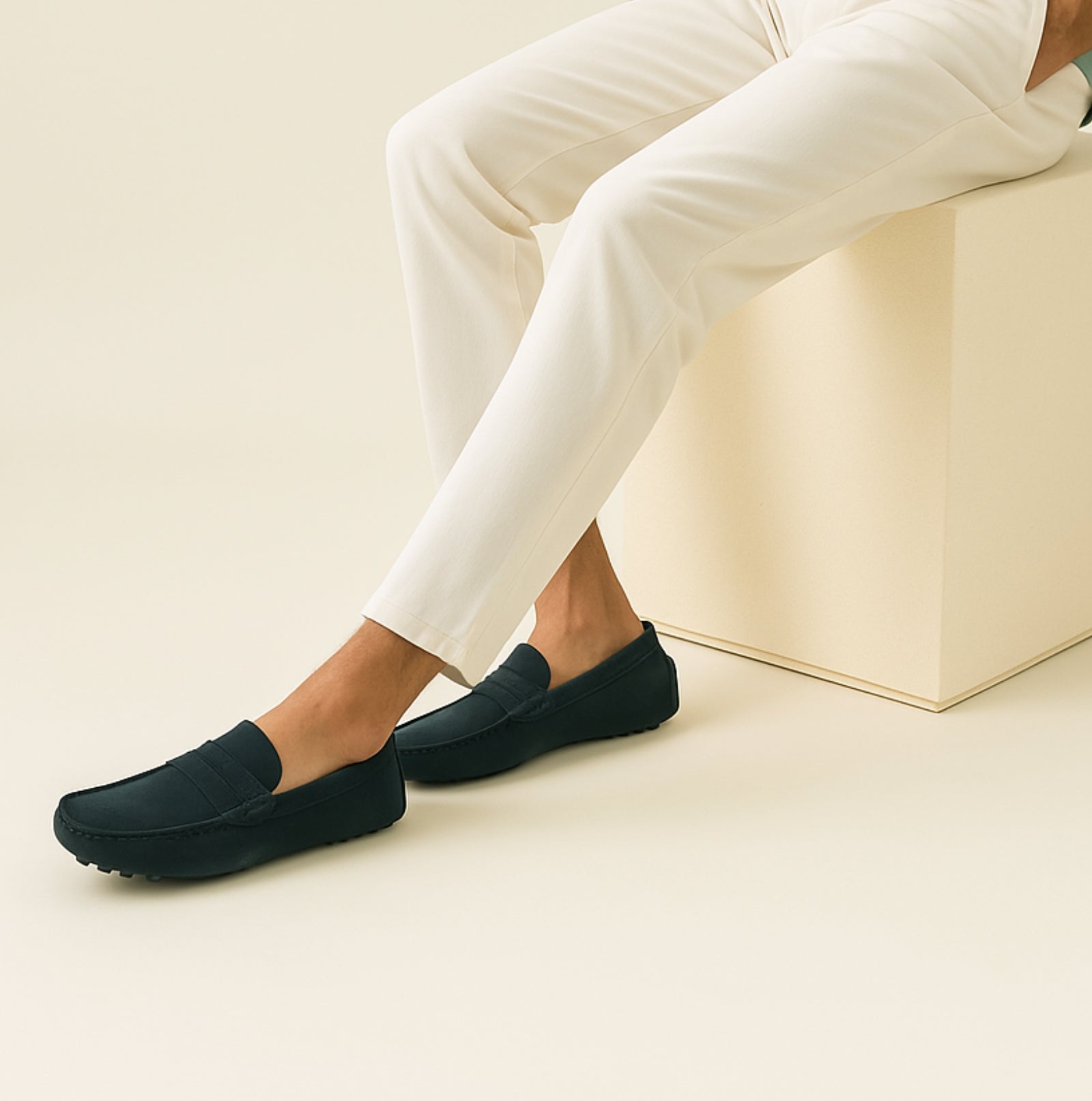 Men's Comfortable Slip-On Loafers Durable Blend for Daily Wear 8