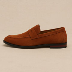 Men's Comfortable Slip-On Loafers Durable Rubber Blend 3