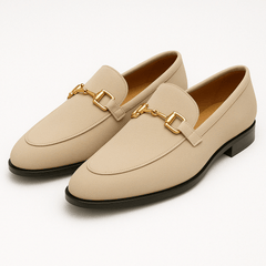 Men's Comfortable Slip-On Loafers Sculpted Shape Leather Blend 0