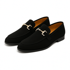 Men's Comfortable Slip-On Loafers Sculpted Shape Leather Blend 3