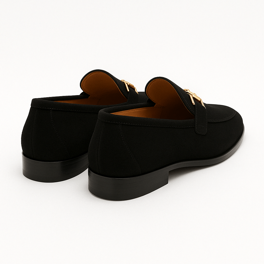 Men's Comfortable Slip-On Loafers Sculpted Shape Leather Blend 4