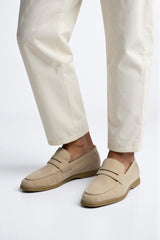 Men's Comfortable Slip-On Loafers Synthetic Blend Grip Sole 0