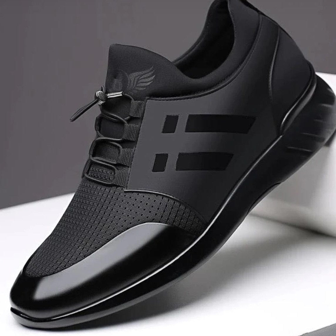 Men's Comfortable Trainers Easy On Fit Polyurethane Rubber Blend 0