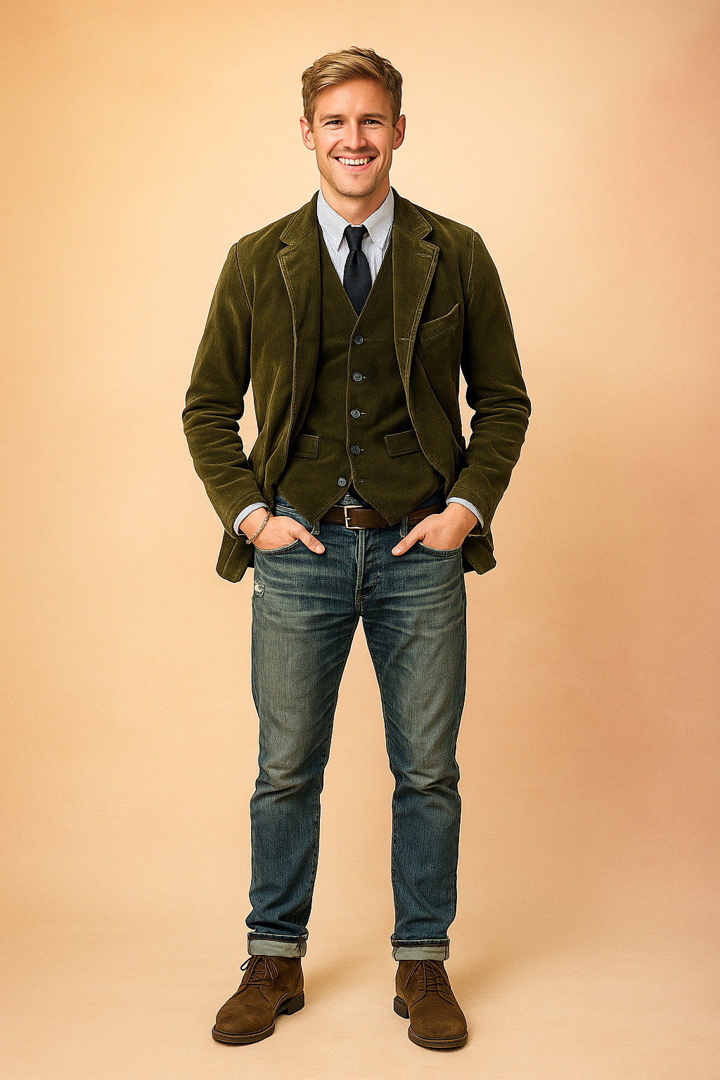 Men's Corduroy Jacket with Front Pockets | Winter 3