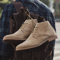 Men's Handcrafted Western Boots Durable Blend Stable Footing 1
